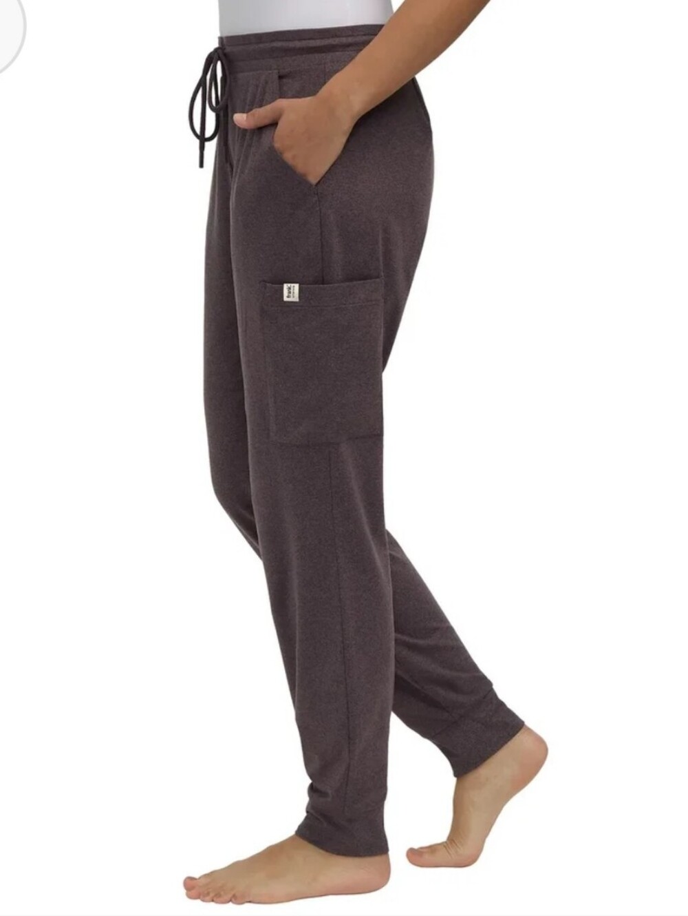 Frank And Oak Cargo Joggers Women's Size Medium Heathered Purple Casual Lounge